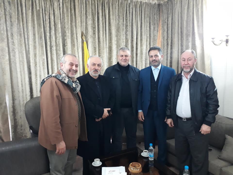 البطش يبحث مسيرات العودة مع حزب الله في بيروت