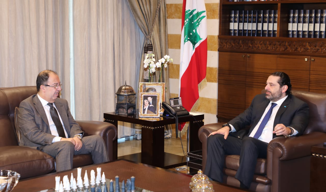 الحريري استقبل سفير لبنان في القاهرة 