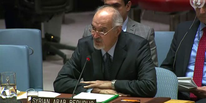 الجعفري: استعادة الجولان السوري المحتل حق ثابت لسورية لا يخضع للتفاوض