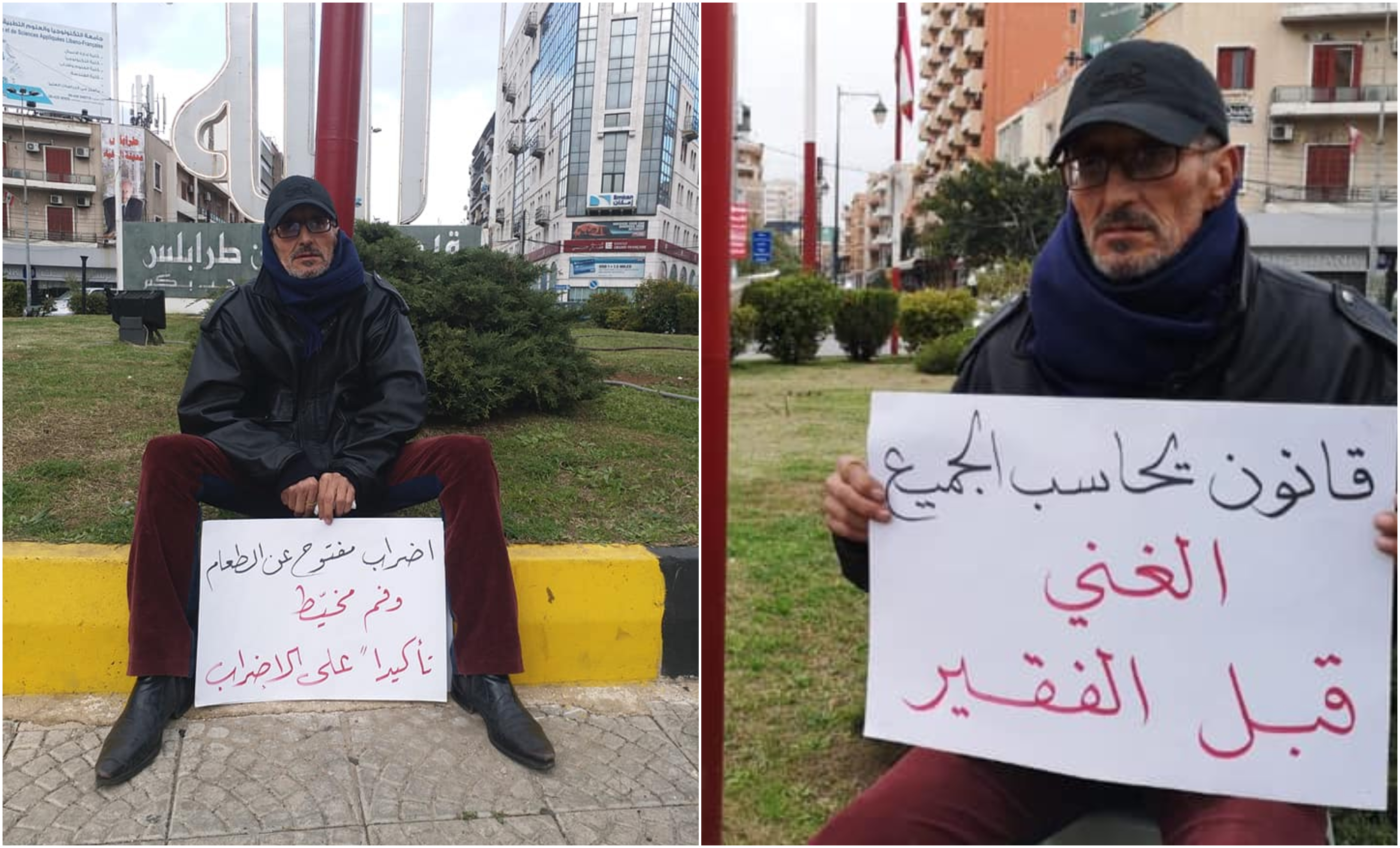 فادي يواصل إضرابه عن الطعام والشراب في طرابلس