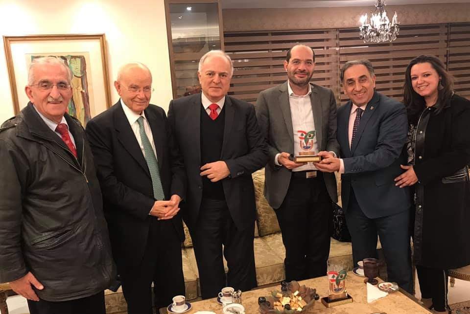  الاتحاد اللبناني البرازيلي يهنئ وزير الدولة لشؤون التجارة الخارجيه حسن مراد