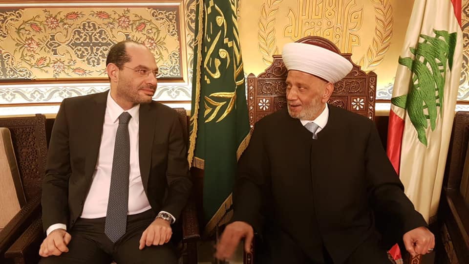 الوزير حسن مراد زار المفتي دريان