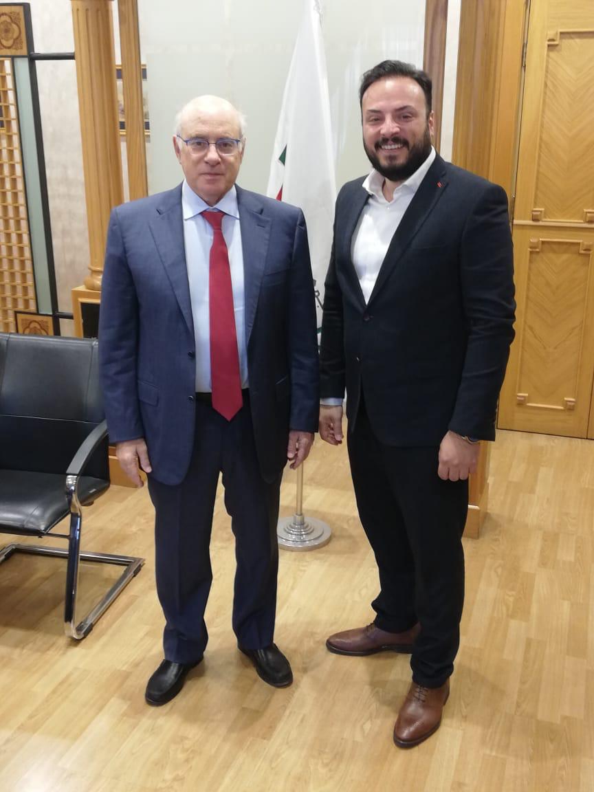 وزير العمل الأستاذ كميل ابو سليمان القنصل الفخري لدولة النيبال ا