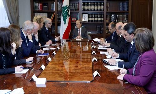 الرئيس عون: لبنان يرغب في مساعدة فرنسا واوروبا على اعادة النازحين