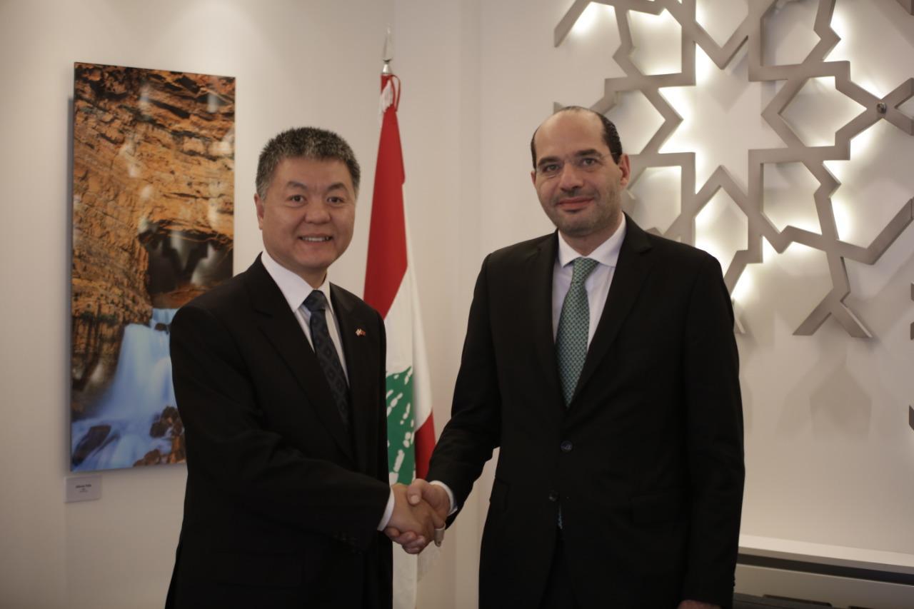 الوزير مراد استقبل السفير الصين في لبنان...