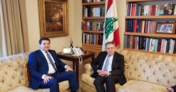 نديم الجميّل يزور الرئيس السنيورة‎