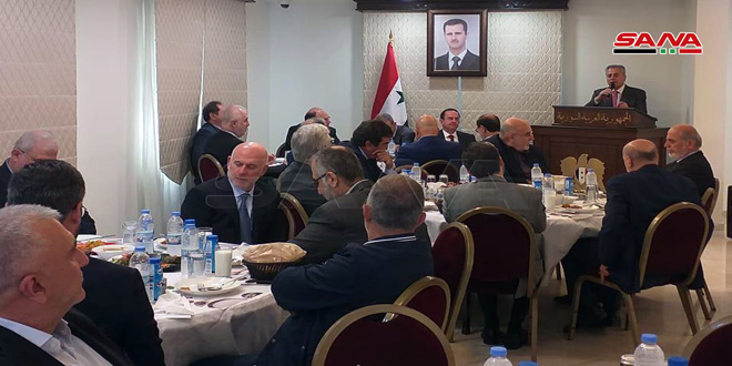 السفير عبد الكريم يؤكد أهمية التكامل بين المقاومات في المنطقة
