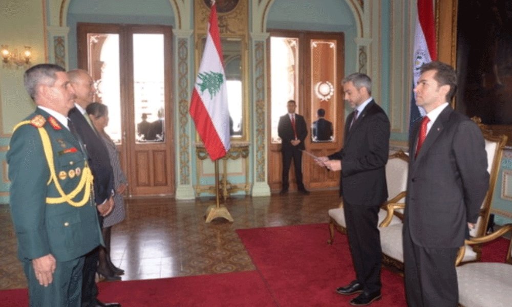 السفير حسن حجازي قدم أوراق اعتماده الى رئيس جمهورية الباراغواي