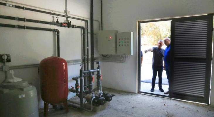 فرنجيه يطلق محطة لتكرير المياه تقع بين بنشعي وعرجس