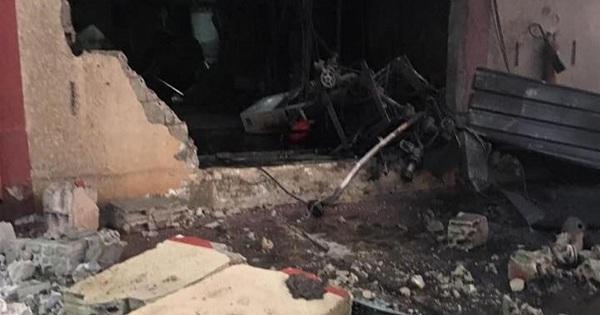 بالصور: انفجار معمل كرتون في قبّ الياس.. أنهى حياته!