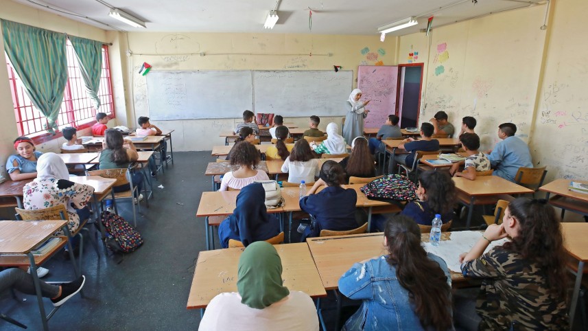 افتتاح العام الدراسي في مدارس الأونروا بلبنان