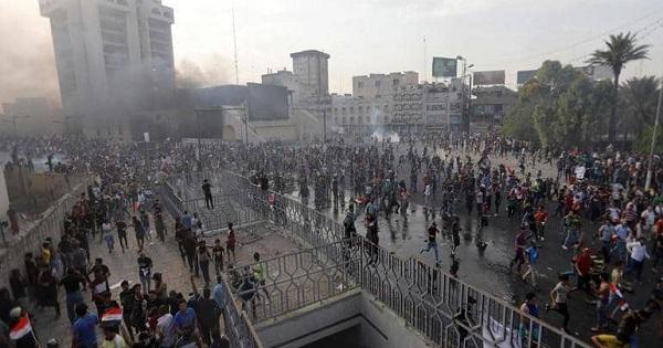 بغداد.. إطلاق نار كثيف بساحة التحرير