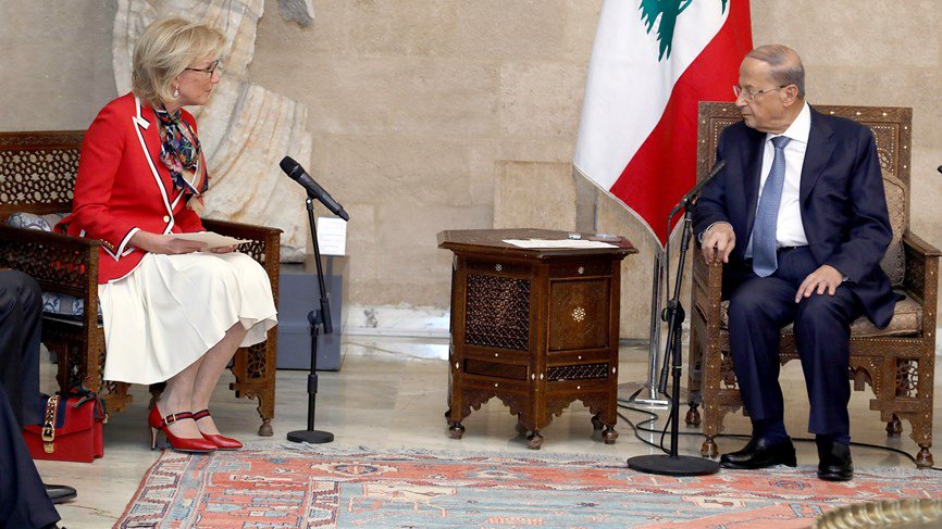 أميرة بلجيكية تزور الرئيس عون في بعبدا