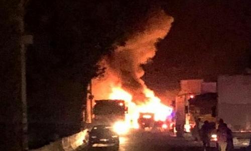 قتيل وجريحان في حادث سير على طريق عام ضهر البيدر