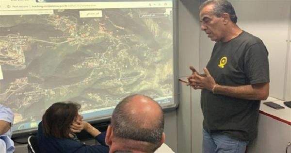 ريا الحسن في المشرف لمتابعة ازمة الحرائق... وبو صعب طلب طوافات قبرصية