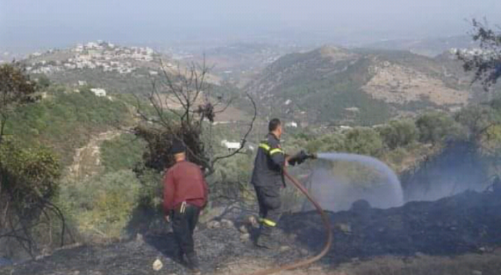 إخماد حرائق في بلدات عكارية وتبريدها خوفا من تجدد اشتعالها