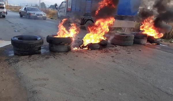 اقفال عدد من الطرق في البقاع