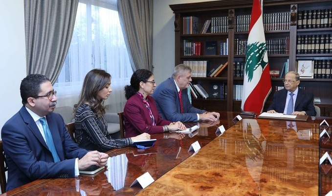 الرئيس عون: لا بد من الحوار مع المتظاهرين من اجل التوصل الى تفاهم على القضايا المطروحة