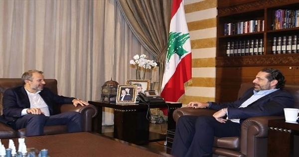 مصادر بيت الوسط تنفي ما تم تداوله عن لقاء الحريري باسيل أمس