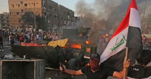 عودة الهدوء للبصرة واستئناف ميناء ام قصر عمله