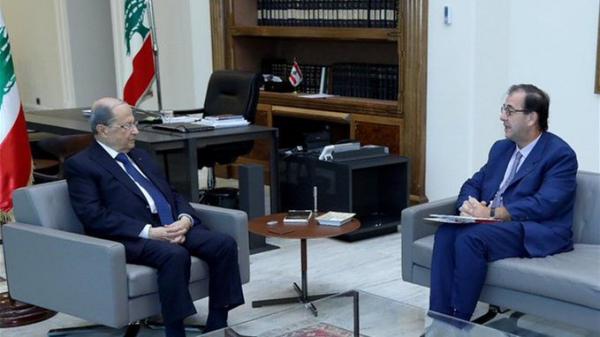 عرض للأوضاع العامة بين الرئيس عون والسفير الفرنسي