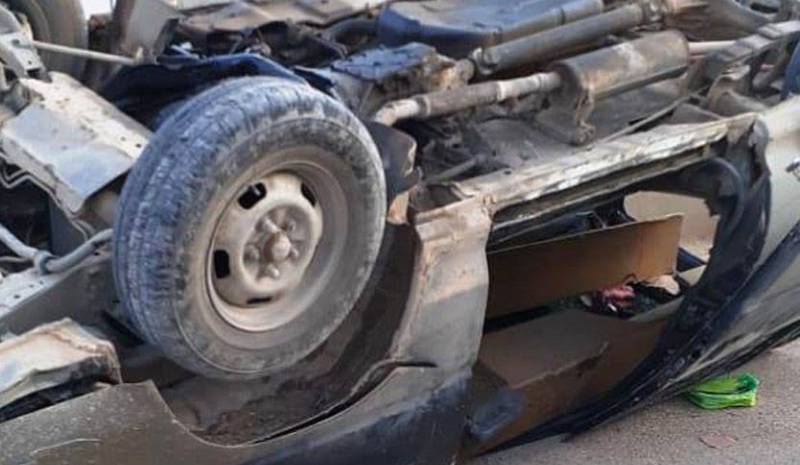 15 طالباً جرحى بحادث سير!