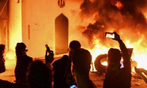 إجراءات أمنية مشددة عقب إحراق قنصلية إيران ‏في النجف