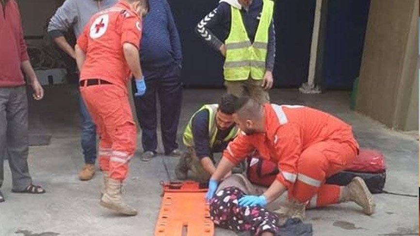 ترمي بنفسها من الطابق الرابع في جبل محسن