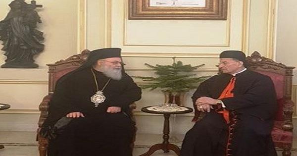 الراعي عرض مع يوحنا العاشر شؤونًا وطنية وكنسية