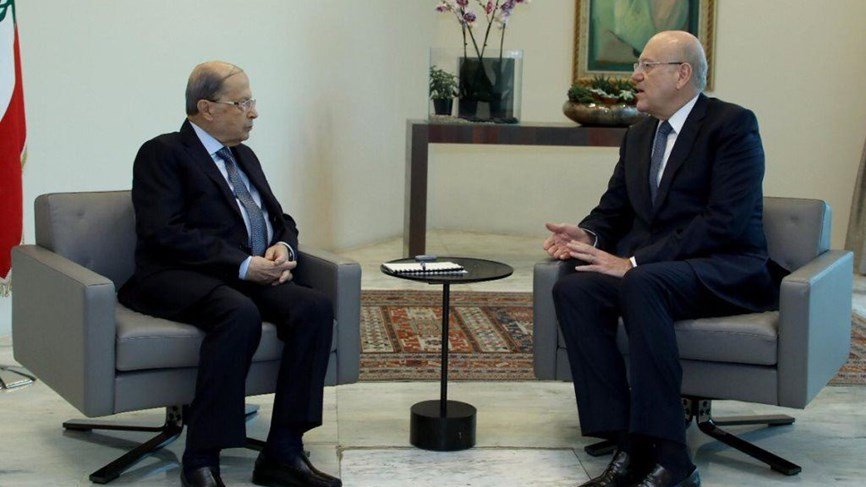 ميقاتي من بعبدا: كتلة الوسط المستقل لم تسم احدا لرئاسة الحكومة