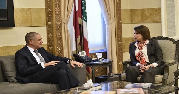 الحسن تستعرض مع سفير الاتحاد الاوروبي للوضع العام