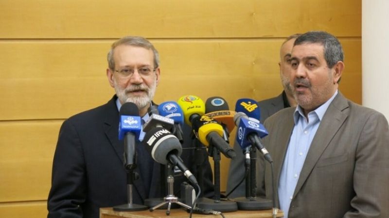 لاريجاني في لقاء مع نخب لبنانية: بعض الدول العربية تحاورنا سراً وتهاجمنا بالعلن