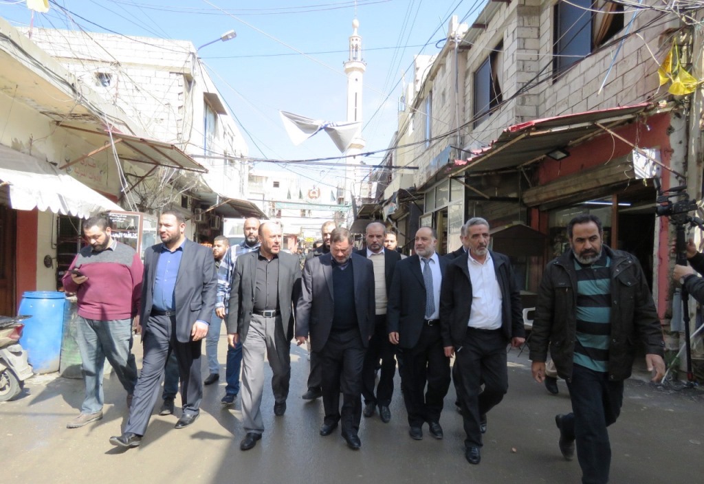 وفد من حماس جال في عين الحلوة:الوحدة الوطنية الحقيقية هي المدخل الأساس لمواجهة صفقة القرن