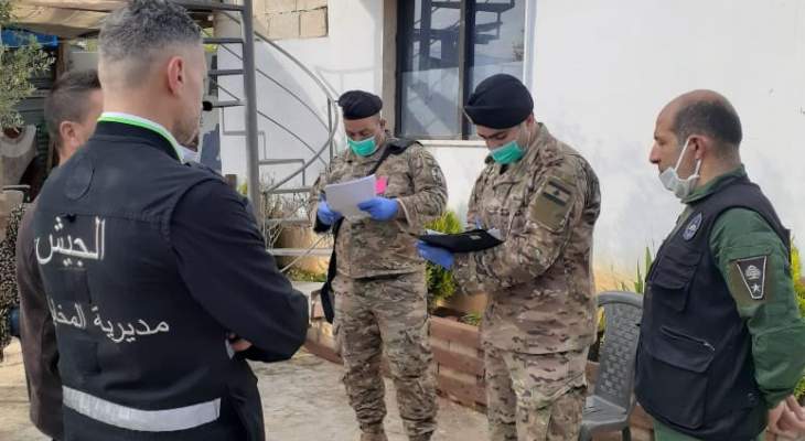 الجيش: توزيع مساعدات اجتماعية في 36 قرية وبلدة