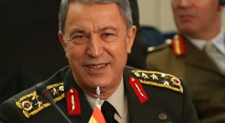 وزير الدفاع التركي: نريد تسوية التوتر مع اليونان بشأن المتوسط عبر الحوار المشترك