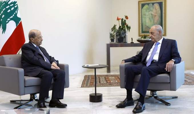 بري مغادراً قصر بعبدا: التواصل مع فخامة الرئيس مستمر