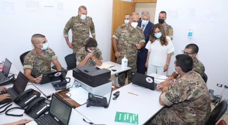 عكر جالت في غرفة الطوارىء المتقدمة في بلدية بيروت