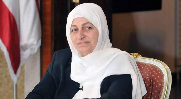 بهية الحريري من بنشعي: لم نأت استباقا للمشاورات بل لنسأل ونتناقش