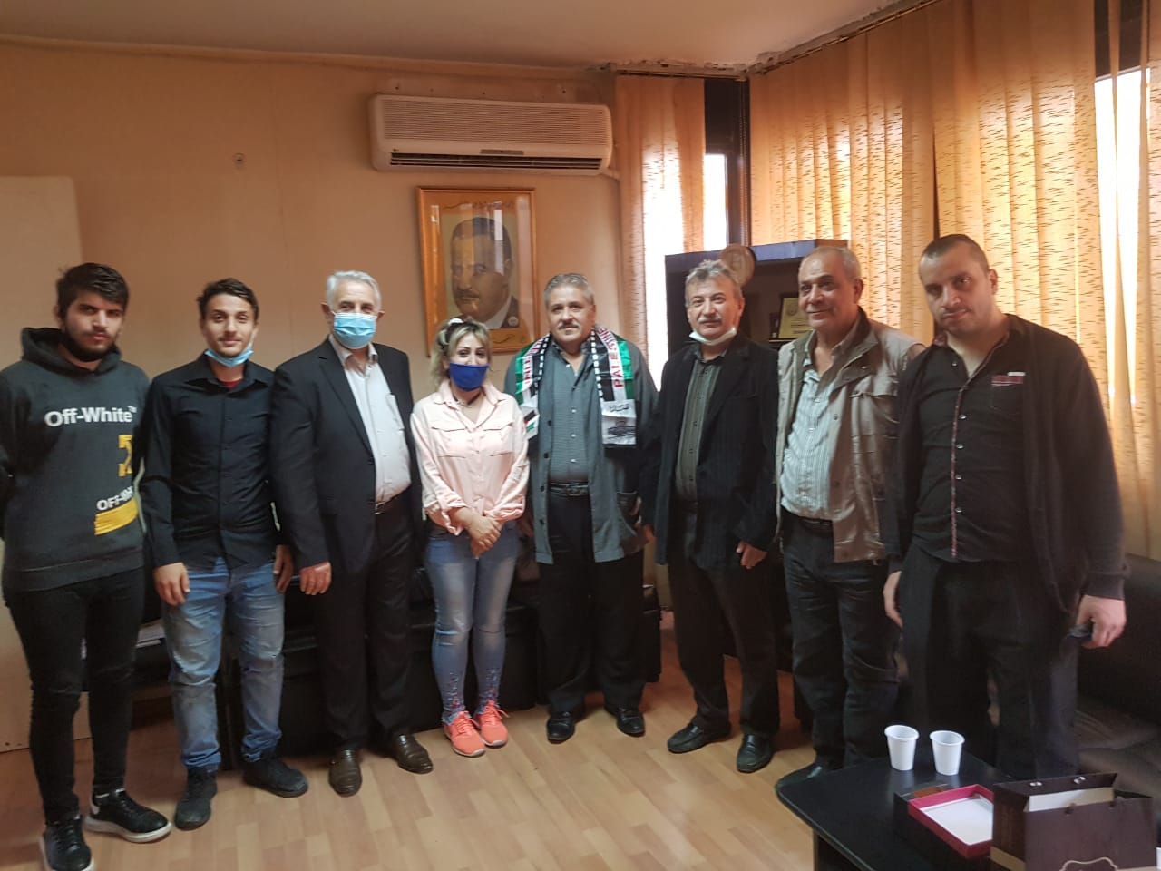 الاتحاد يستقبل وفدا من حركة فتح الانتفاضة