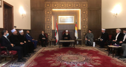 شيخ العقل التقى مفتي موسكو لاطلاعه على برامج إنسانية وشخصيات