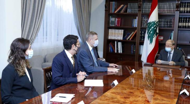 الرئيس عون عرض مع كوبيتش مراحل تنفيذ القرار 1701 في الجنوب