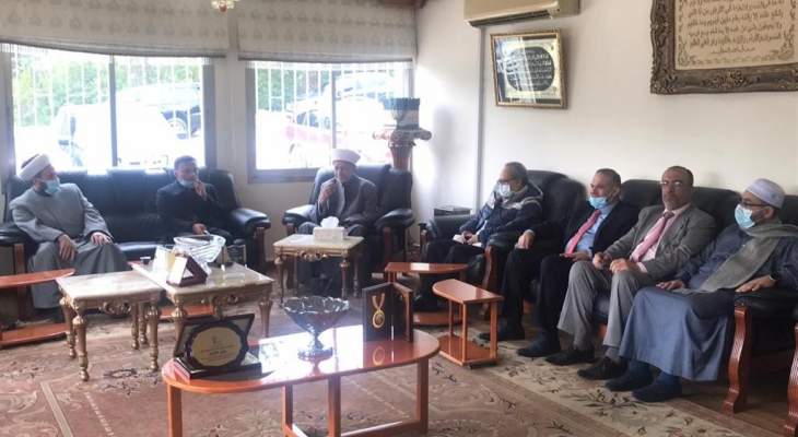 السفير الاندونيسي التقى المفتي الميس وبحثا الأوضاع العامة