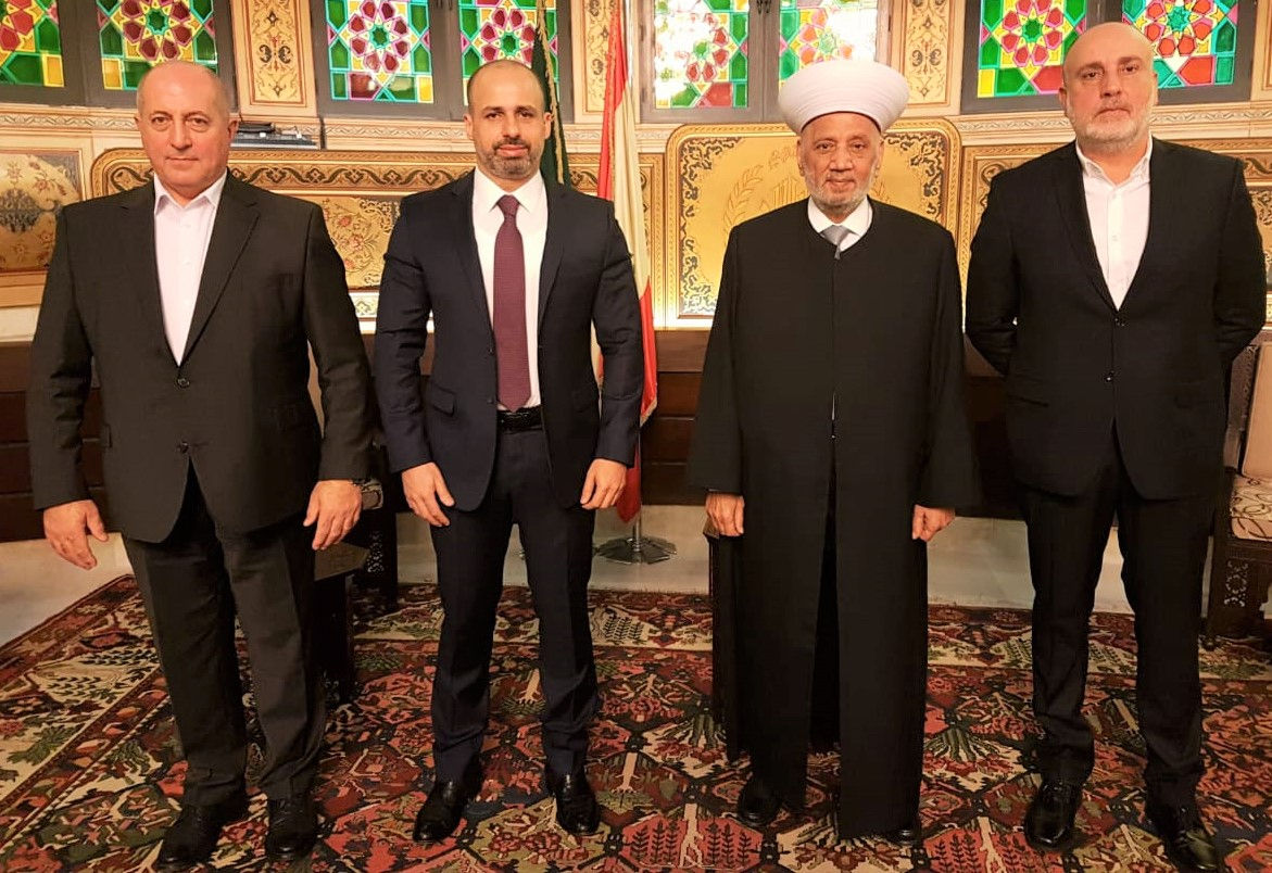 دريان عرض لاوضاع الاغتراب مع الجوزو والتقى وفدا من إيعال