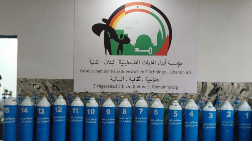 50 أسطوانة أوكسجين أصبحت في خدمة اللاجئين الفلسطينيين في لبنان
