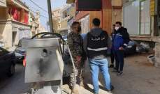 جولة لحماية المستهلك بمؤازرة امنية في السوبرماركت ومحطات المحروقات في بلدة انصارية