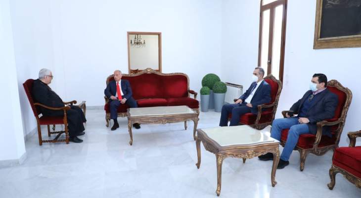 عبد الساتر استقبل طالوزيان وتطرق لسبل التعاون الإنساني والاجتماعي