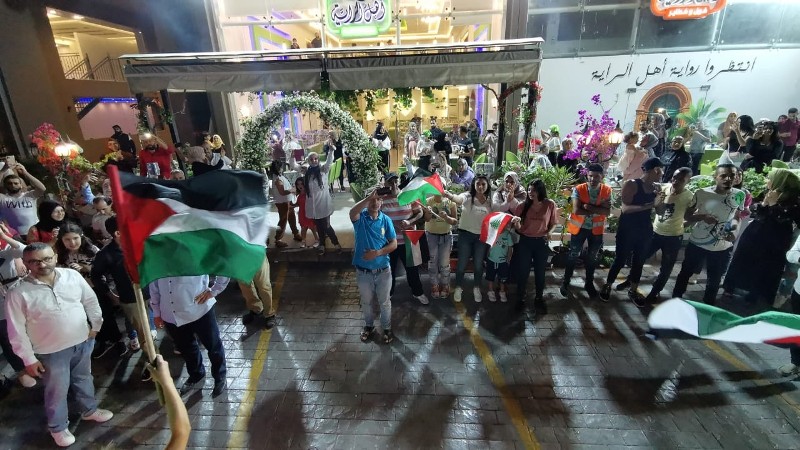 حافلة حزب الله الإنشادية واصلت جولاتها الداعمة للمقاومة الفلسطينية في صيدا