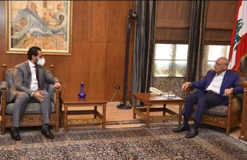 الرئيس بري يستقبل مدير عام وزارة الاقتصاد الدكتور ابو حيدر