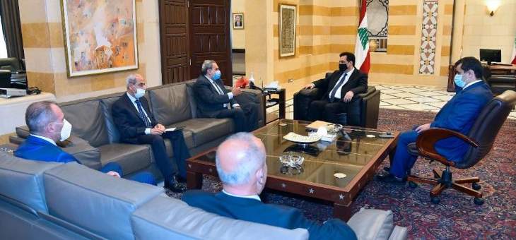 دياب مع وزير البيئة المصري السابق مشاريع بيئية وإنمائية بلبنان