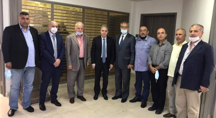 وزني بحث ملف طبابة العسكريين مع وفد من متقاعدي قوى الأمن الداخلي